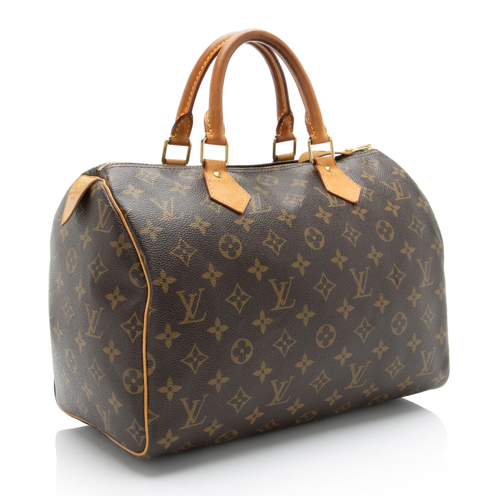 Louis Vuitton Monogram Canvas Speedy 30 Satchel - FINAL SALE - Brown