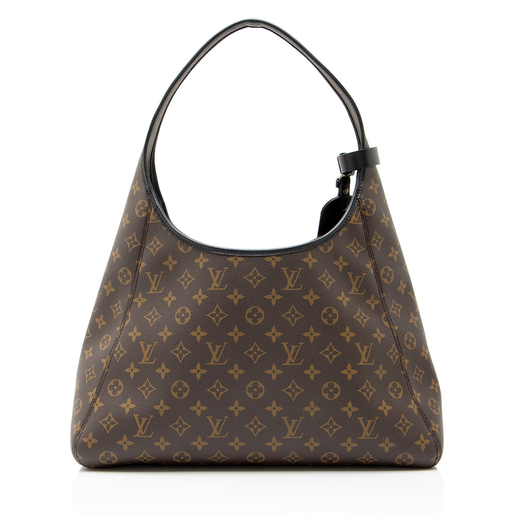 Louis Vuitton Monogram Canvas The Drop GM Shoulder Bag - Black/Brown