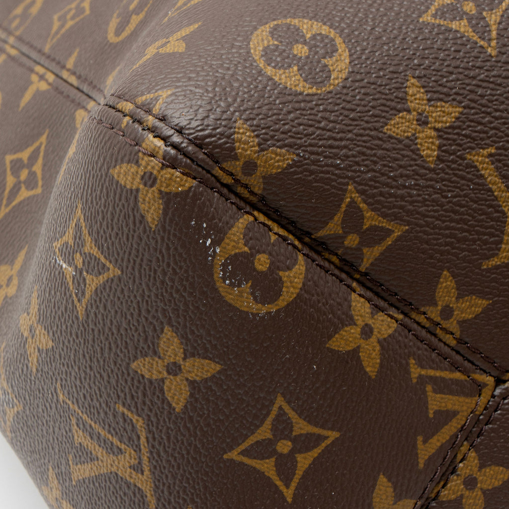 Louis Vuitton Monogram Canvas The Drop GM Shoulder Bag - Black/Brown