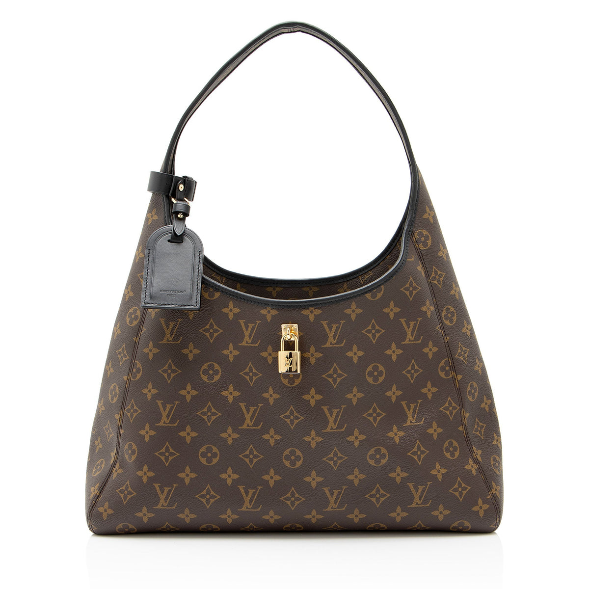 Louis Vuitton Monogram Canvas The Drop GM Shoulder Bag - Black/Brown