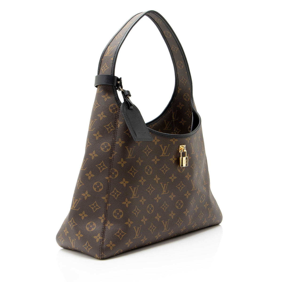 Louis Vuitton Monogram Canvas The Drop GM Shoulder Bag - Black/Brown