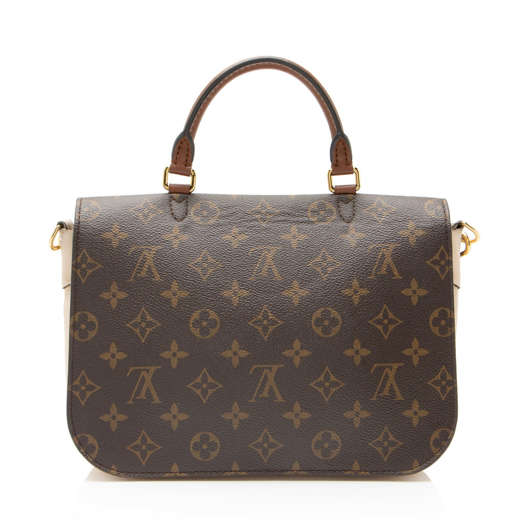 Louis Vuitton Monogram Canvas Vaugirard Top Handle Crossbody Bag - Brown/Red/White