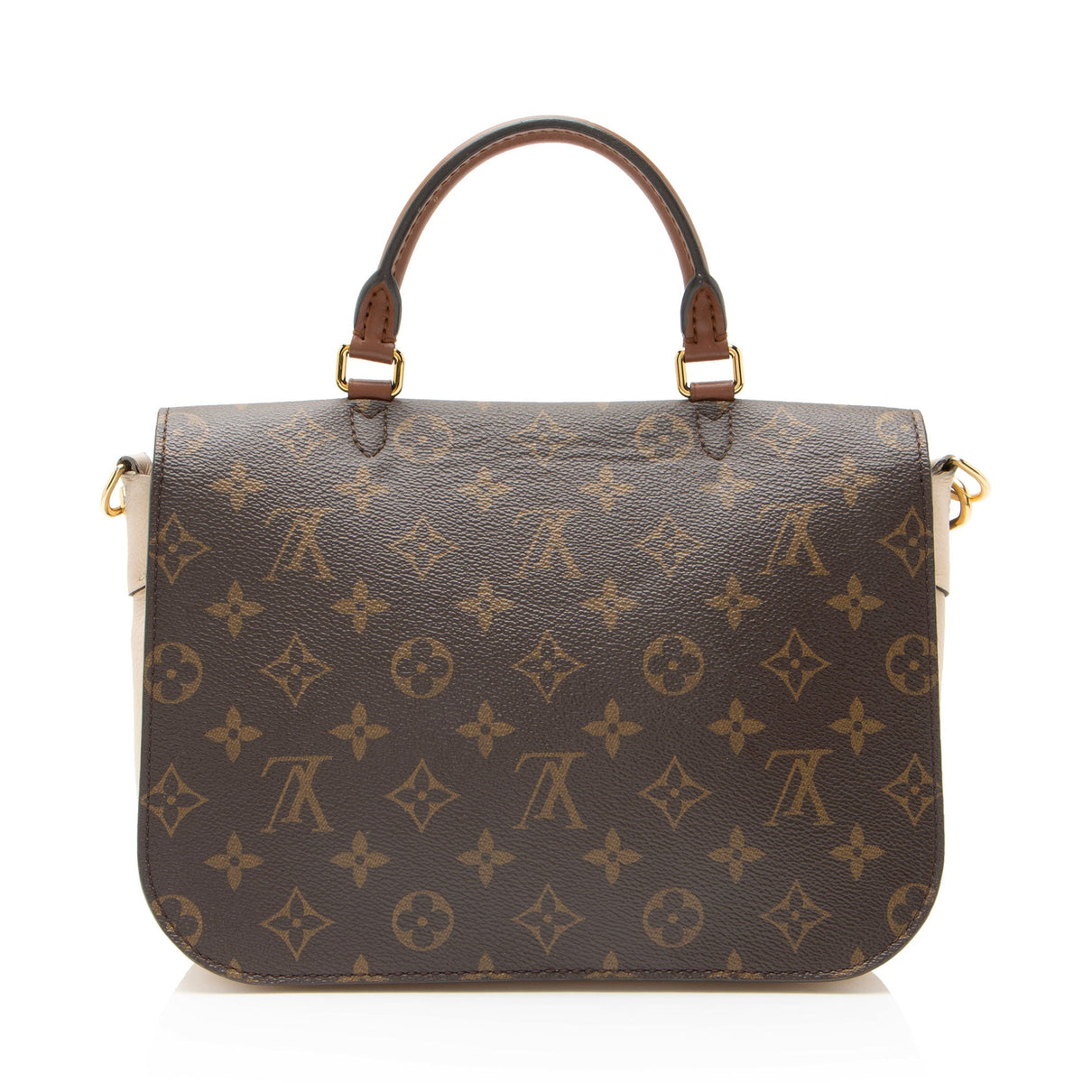 Louis Vuitton Monogram Canvas Vaugirard Top Handle Crossbody Bag - Brown/Red/White