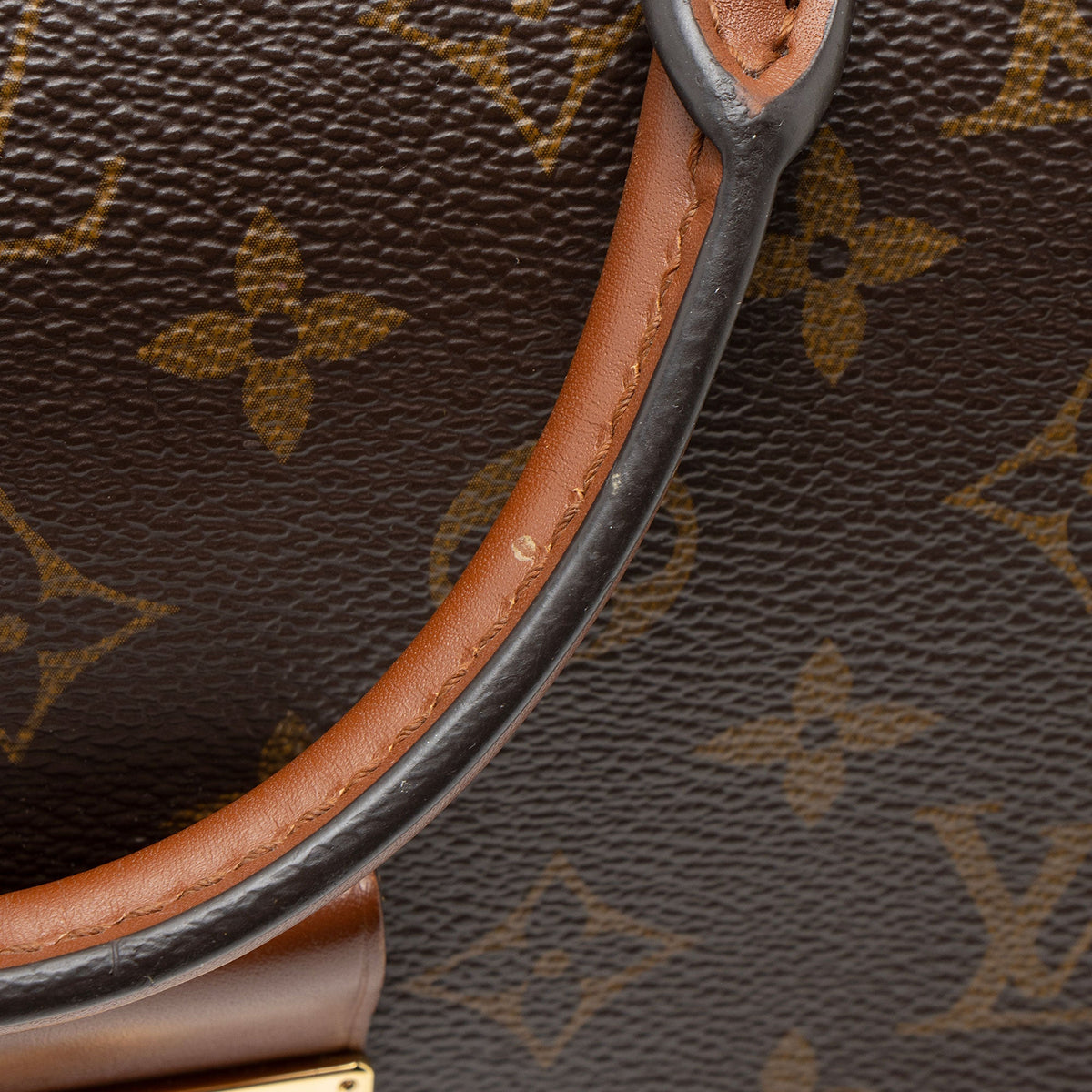 Louis Vuitton Monogram Canvas Vaugirard Top Handle Crossbody Bag - Brown/Red/White