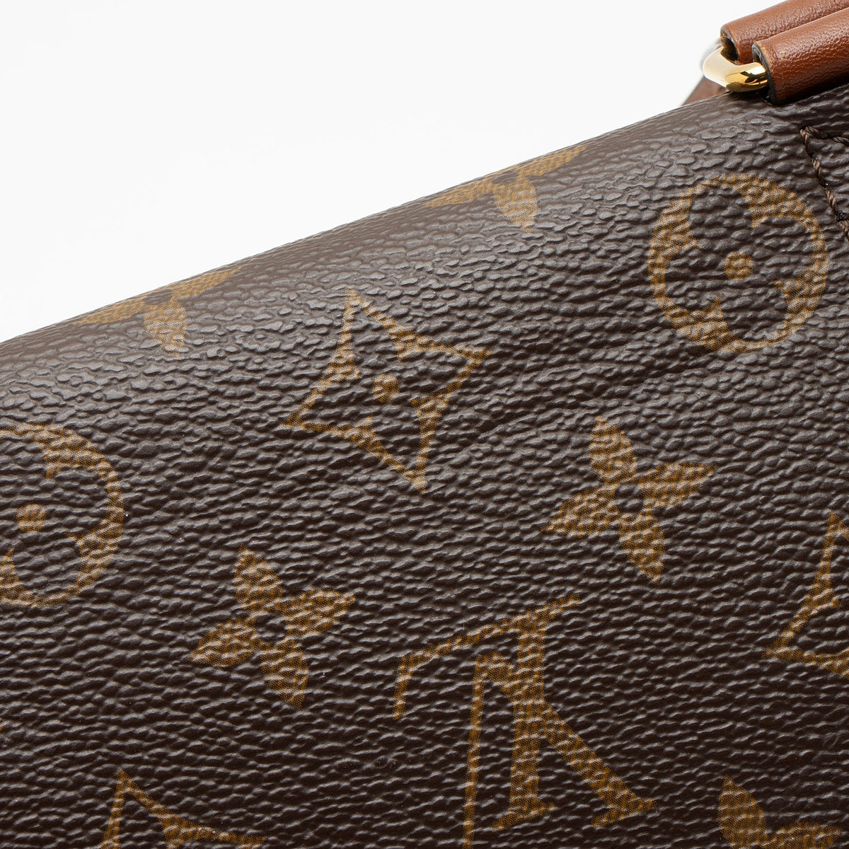 Louis Vuitton Monogram Canvas Vaugirard Top Handle Crossbody Bag - Brown/Red/White
