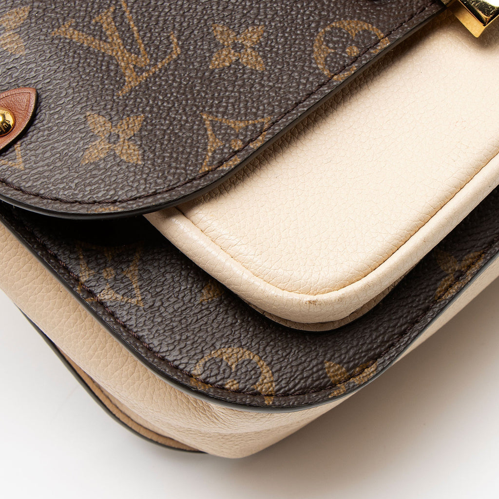 Louis Vuitton Monogram Canvas Vaugirard Top Handle Crossbody Bag - Brown/Red/White