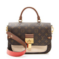 Louis Vuitton Monogram Canvas Vaugirard Top Handle Crossbody Bag - Brown/Red/White