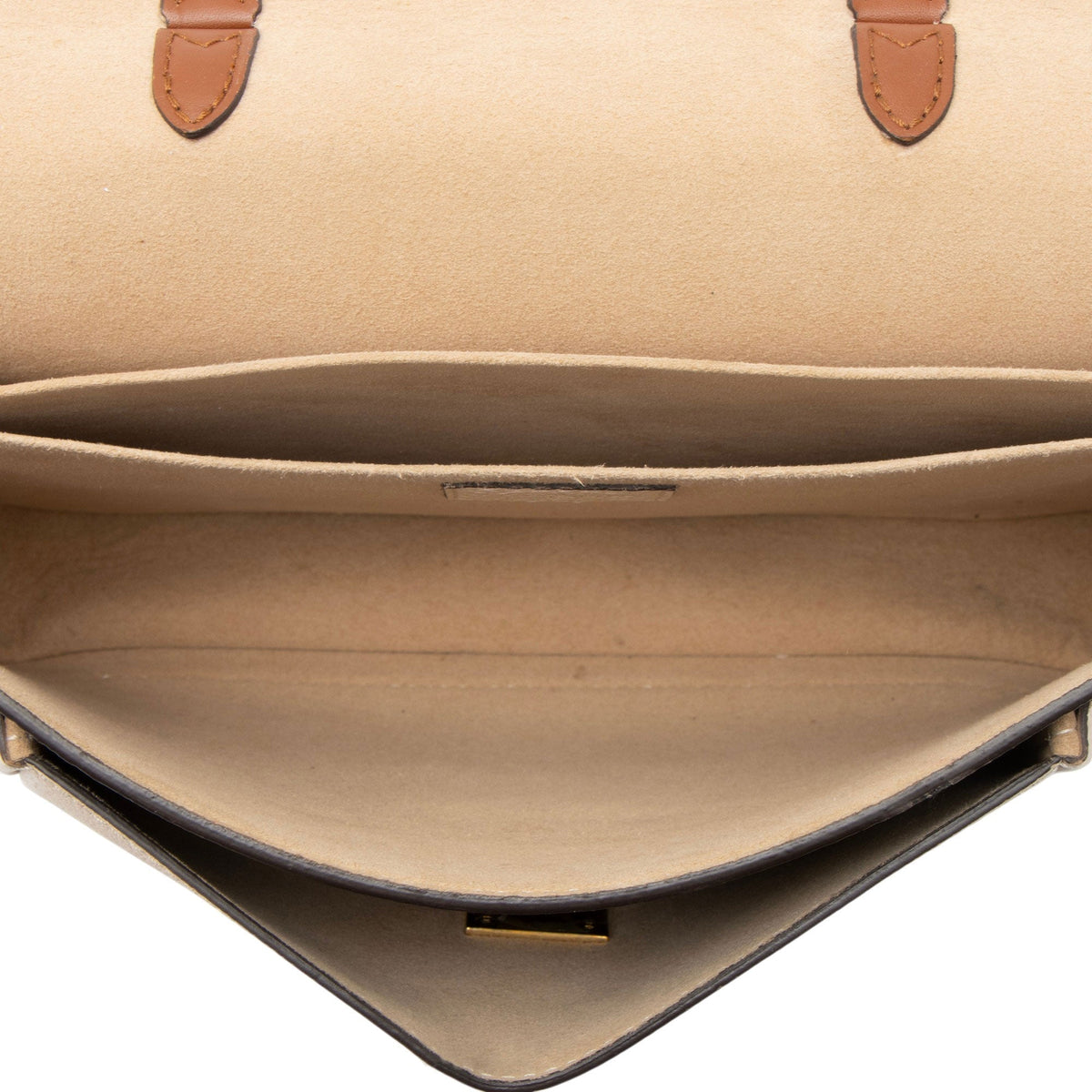 Louis Vuitton Monogram Canvas Vaugirard Top Handle Crossbody Bag - Brown/Red/White