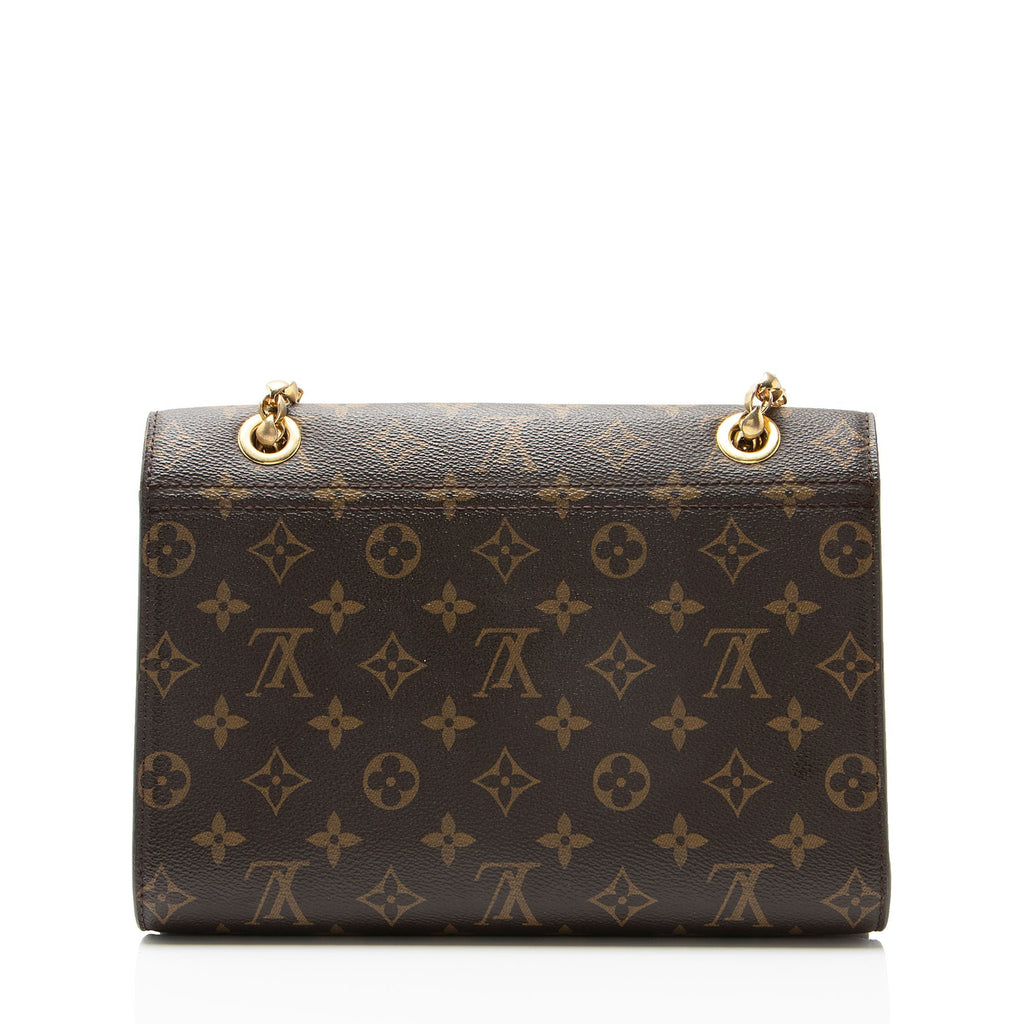 Louis Vuitton Monogram Canvas Victoire Chain Bag - Brown/Red