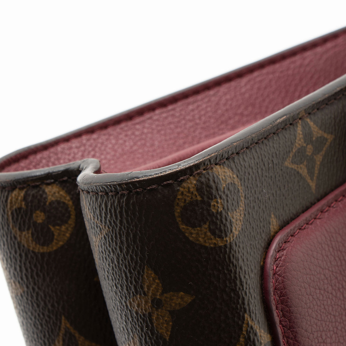 Louis Vuitton Monogram Canvas Victoire Chain Bag - Brown/Red
