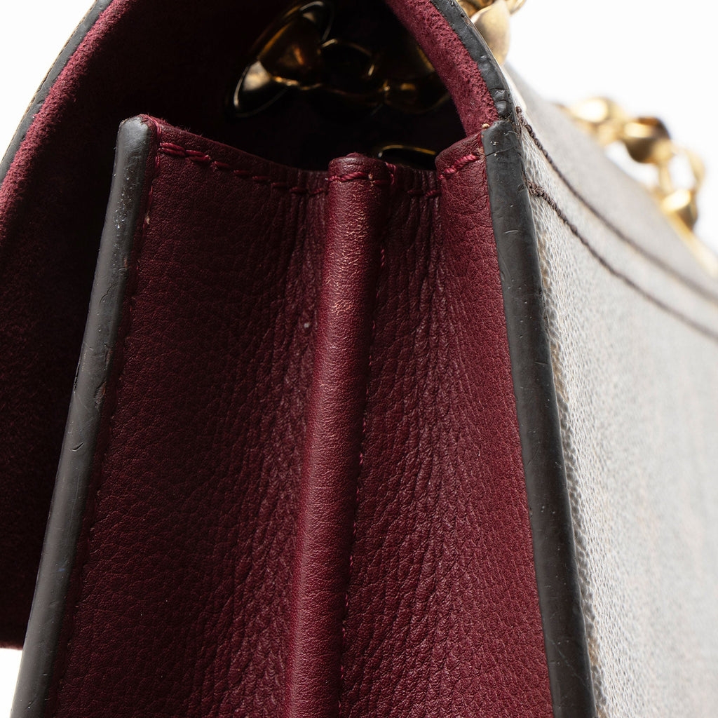 Louis Vuitton Monogram Canvas Victoire Chain Bag - Brown/Red
