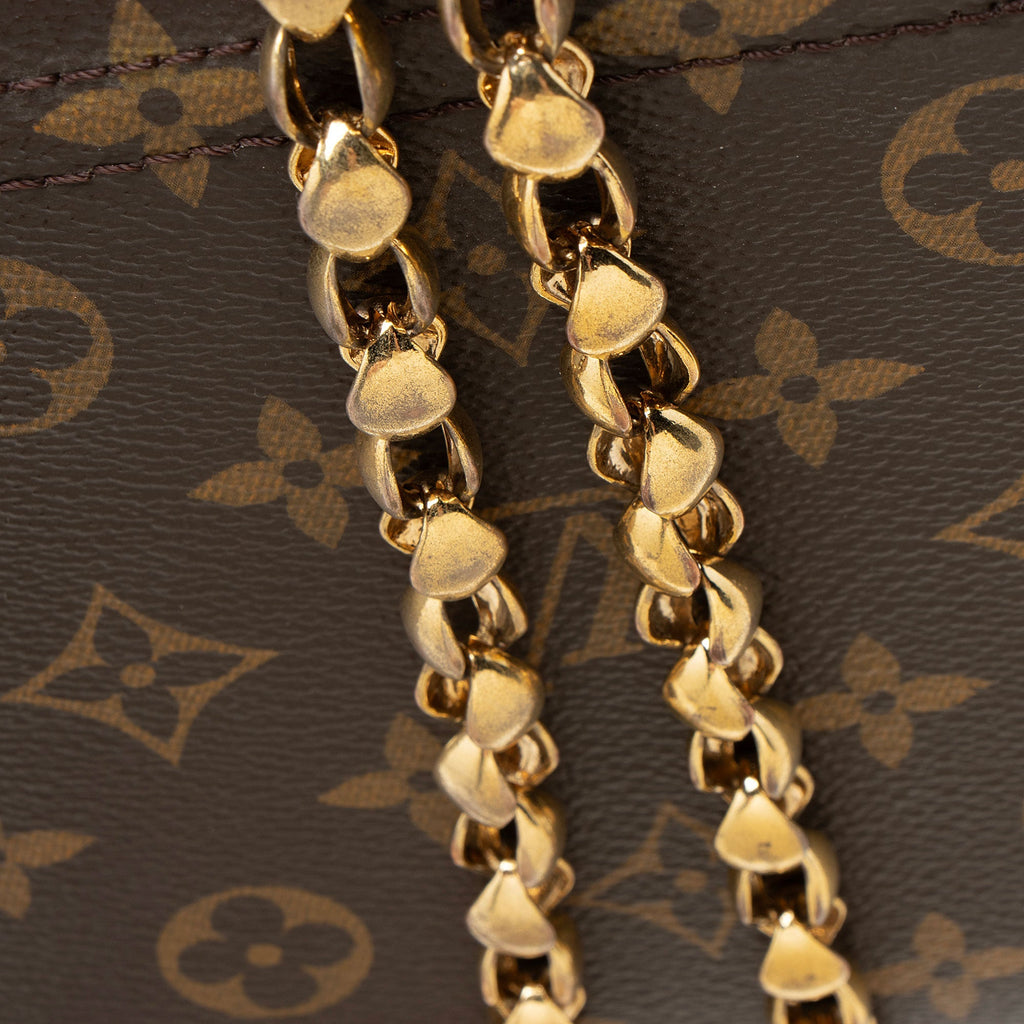 Louis Vuitton Monogram Canvas Victoire Chain Bag - Brown/Red