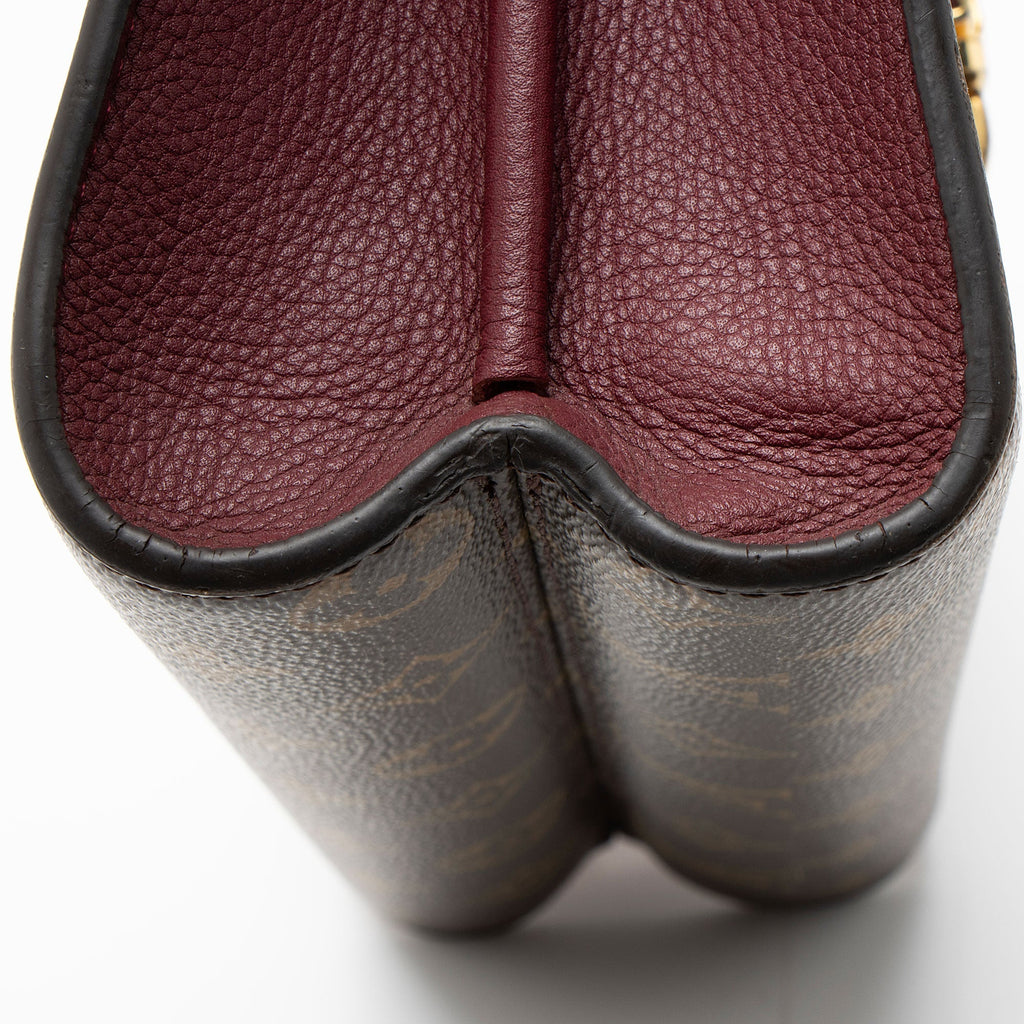 Louis Vuitton Monogram Canvas Victoire Chain Bag - Brown/Red