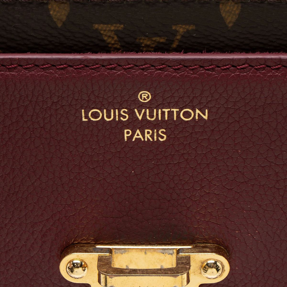 Louis Vuitton Monogram Canvas Victoire Chain Bag - Brown/Red