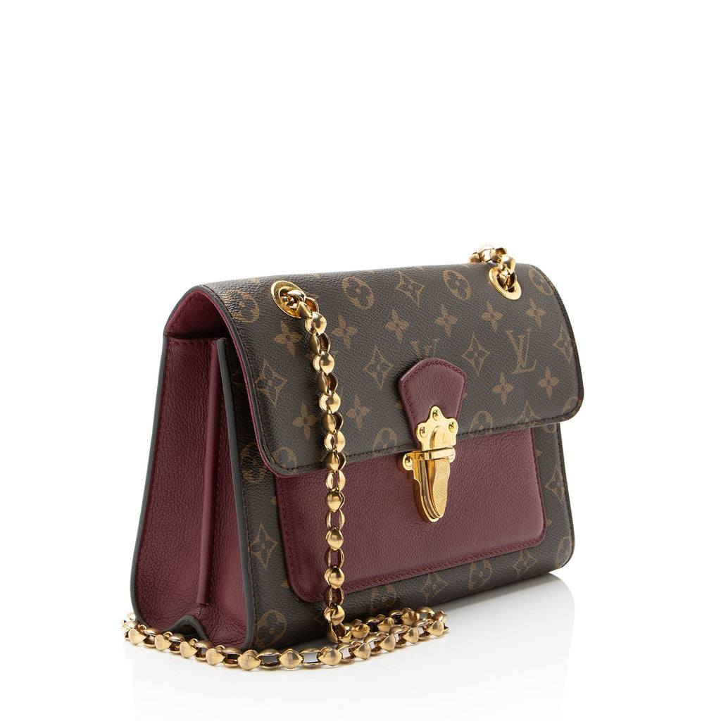 Louis Vuitton Monogram Canvas Victoire Chain Bag - Brown/Red
