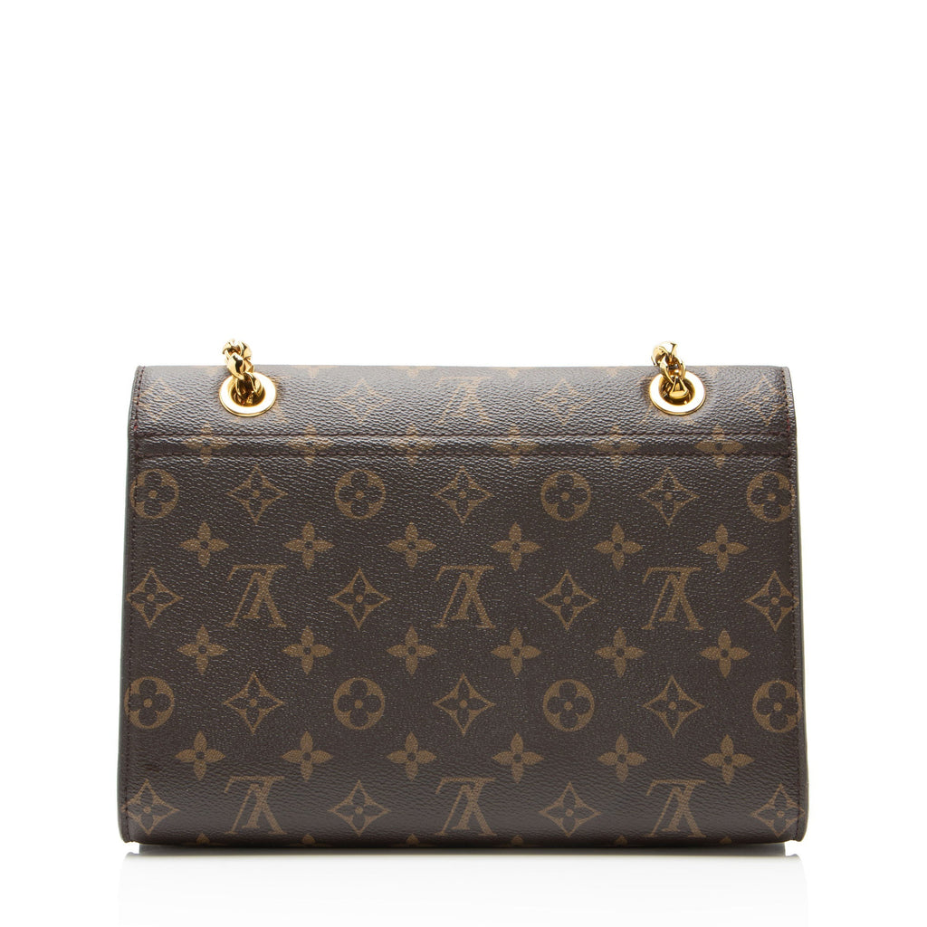 Louis Vuitton Monogram Canvas Victoire Chain Bag - Brown/Red