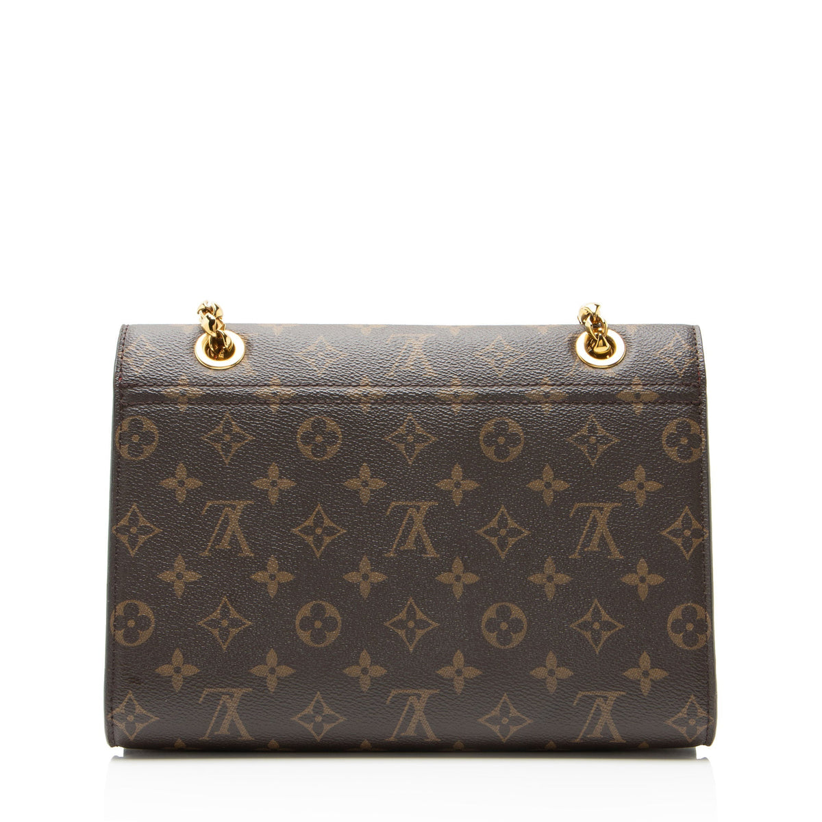 Louis Vuitton Monogram Canvas Victoire Chain Bag - Brown/Red