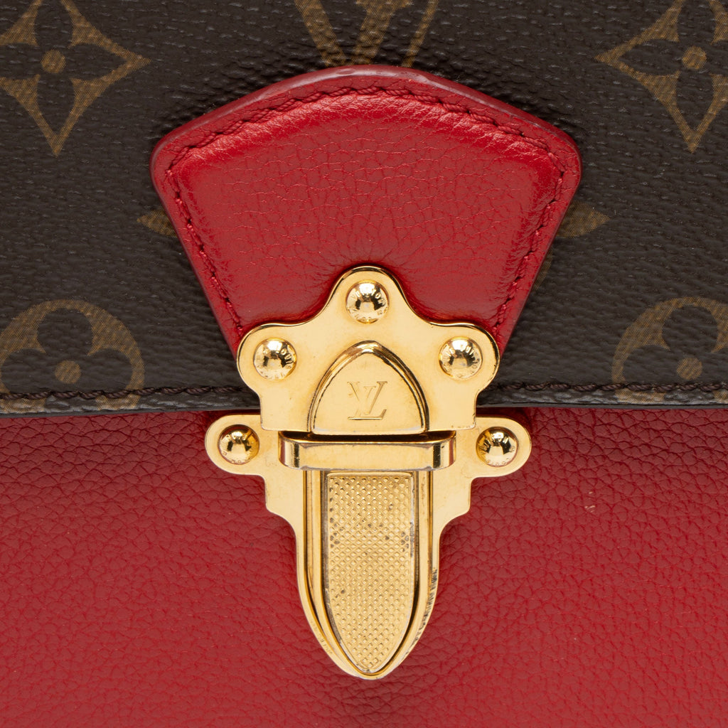 Louis Vuitton Monogram Canvas Victoire Chain Bag - Brown/Red