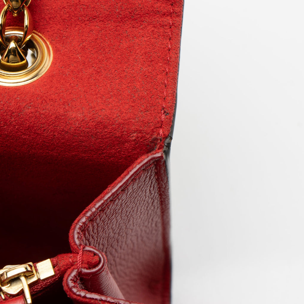 Louis Vuitton Monogram Canvas Victoire Chain Bag - Brown/Red