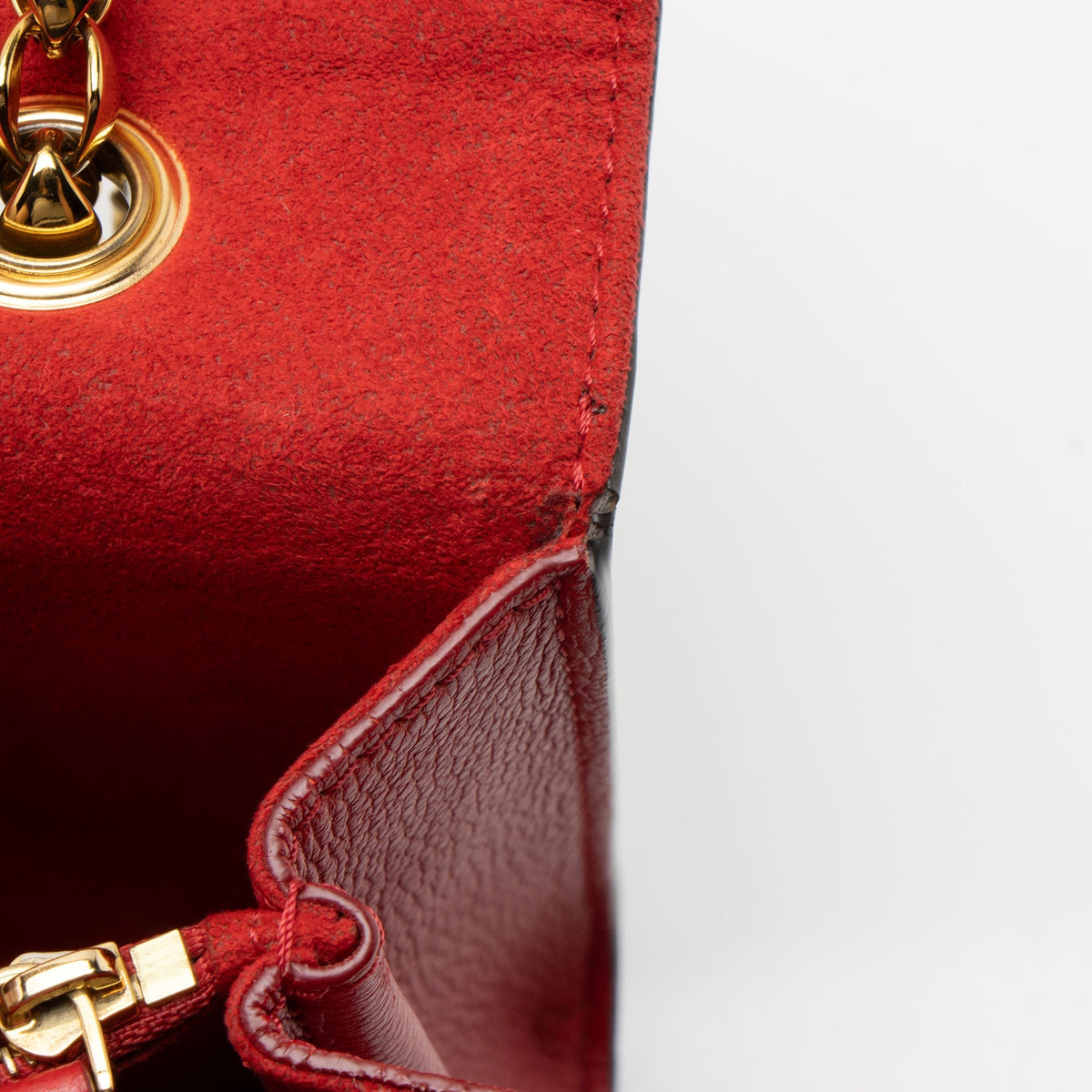 Louis Vuitton Monogram Canvas Victoire Chain Bag - Brown/Red
