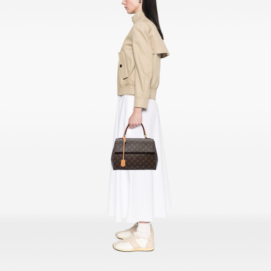 Louis Vuitton Monogram Cluny MM Satchel - Brown