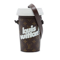 Louis Vuitton Monogram Coffee Cup Pouch Crossbody Bag - Brown