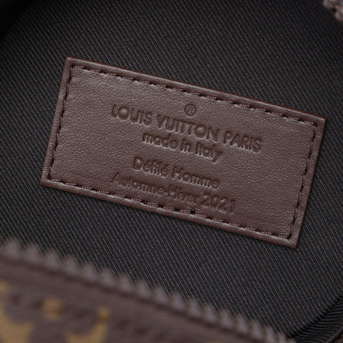 Louis Vuitton Monogram Coffee Cup Pouch Crossbody Bag - Brown