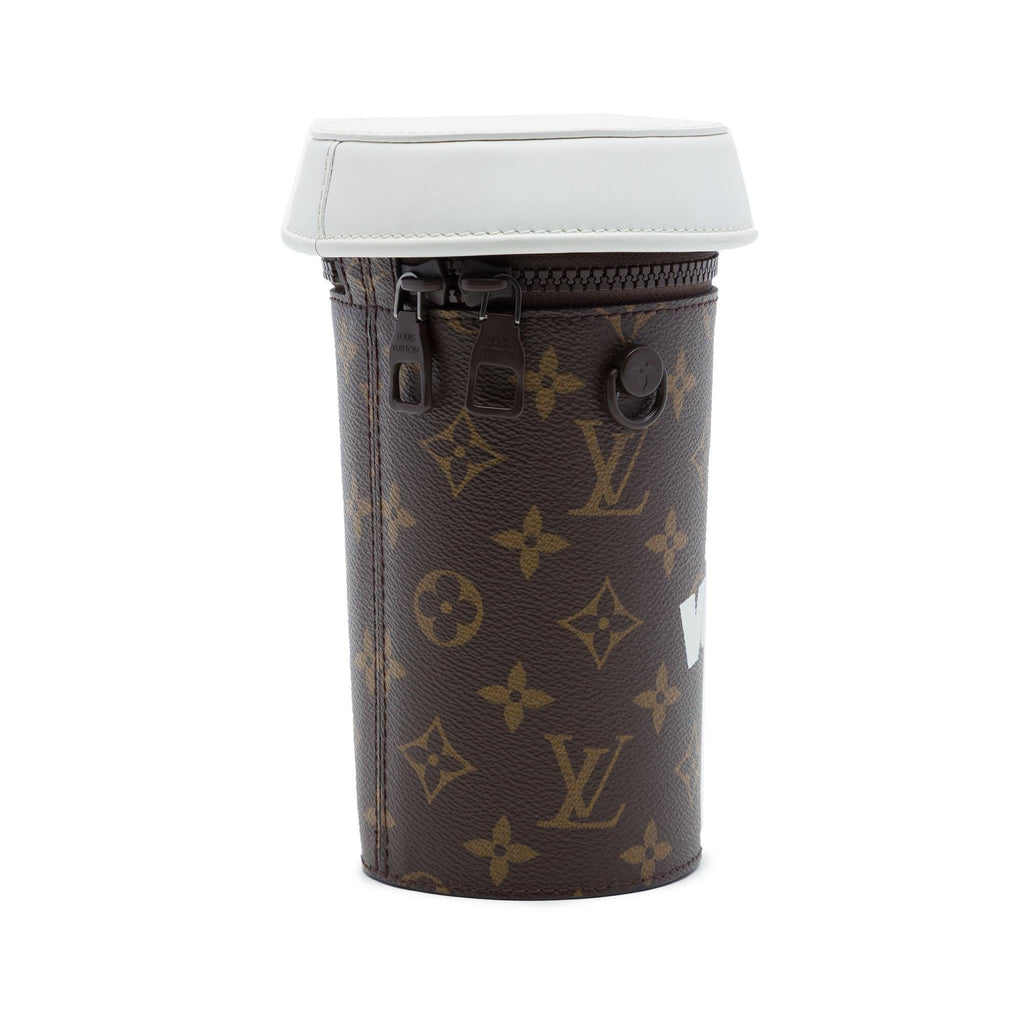 Louis Vuitton Monogram Coffee Cup Pouch Crossbody Bag - Brown