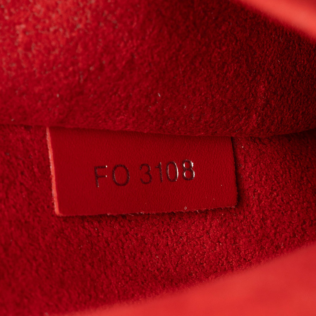 Louis Vuitton Monogram Cuir Very Messenger - Red