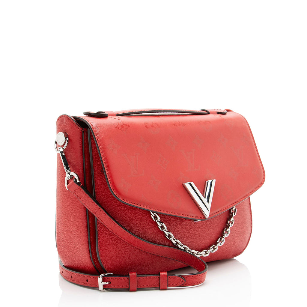 Louis Vuitton Monogram Cuir Very Messenger - Red