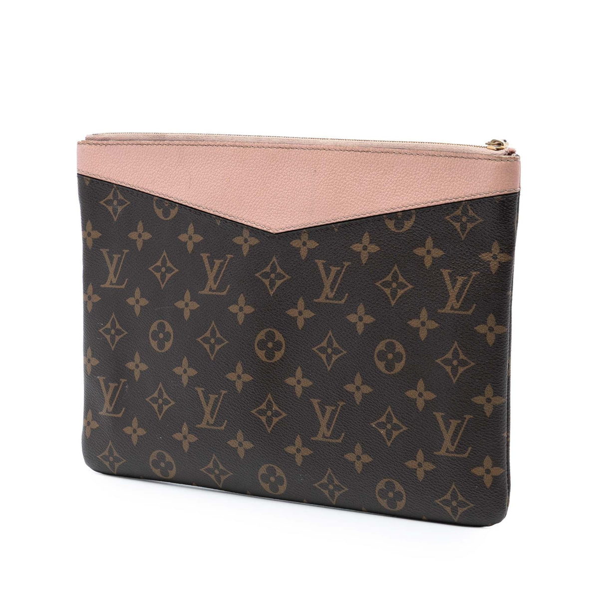 Louis Vuitton Monogram Daily Pouch Clutch - Brown