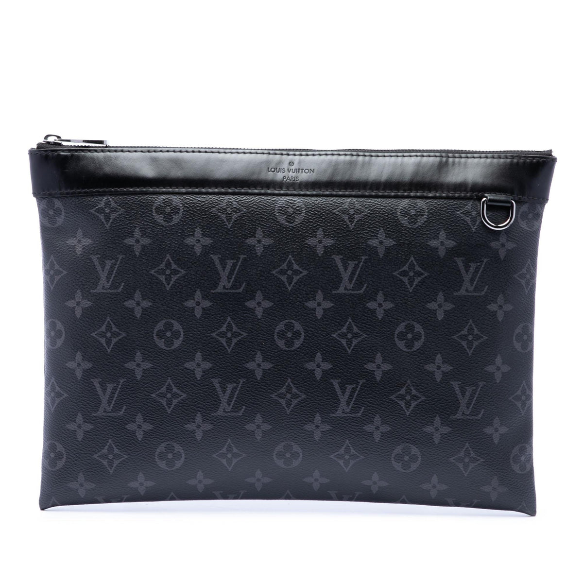 Louis Vuitton Monogram Eclipse Discovery Pochette GM - Black