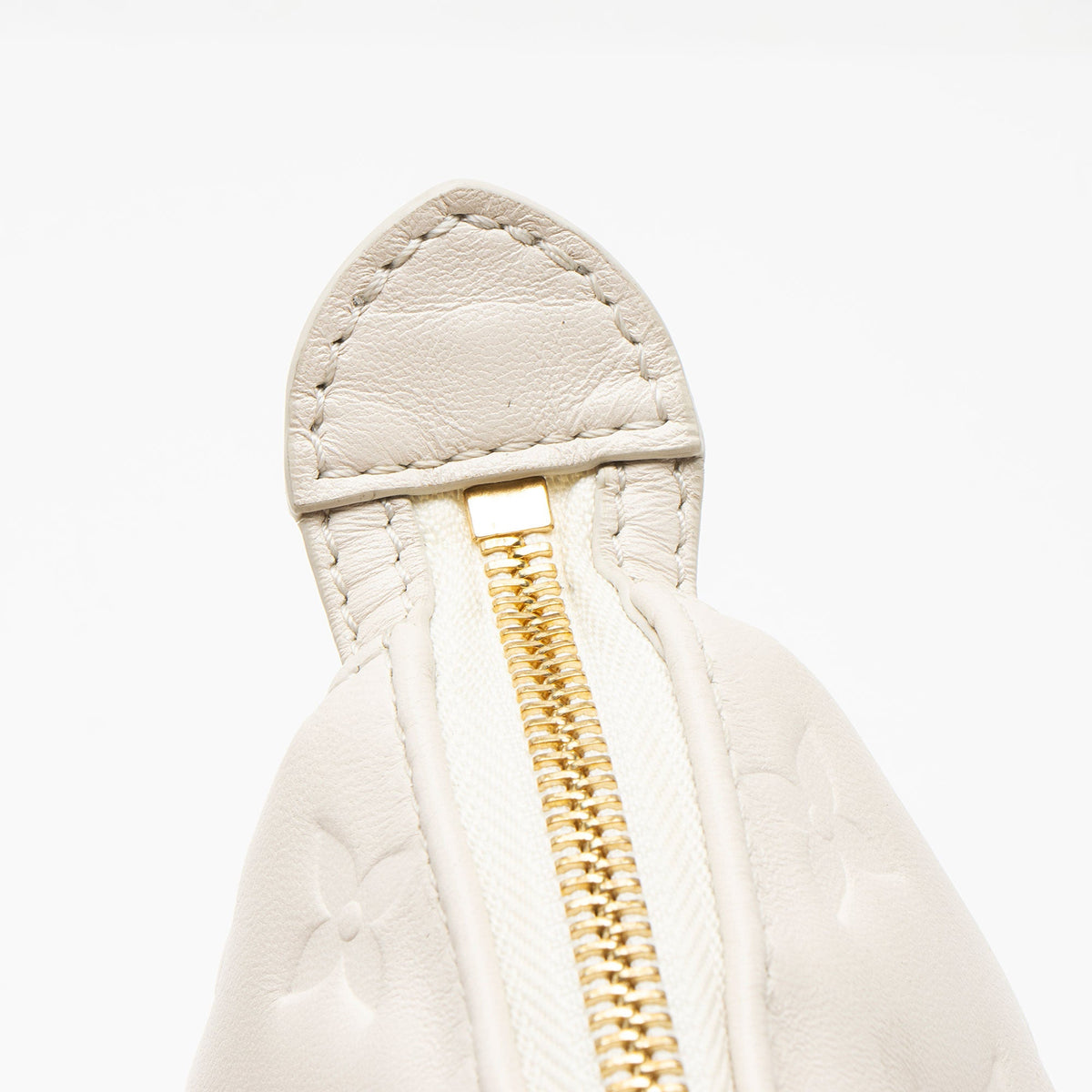 Louis Vuitton Monogram Embossed Lambskin Coussin PM Shoulder Bag - White