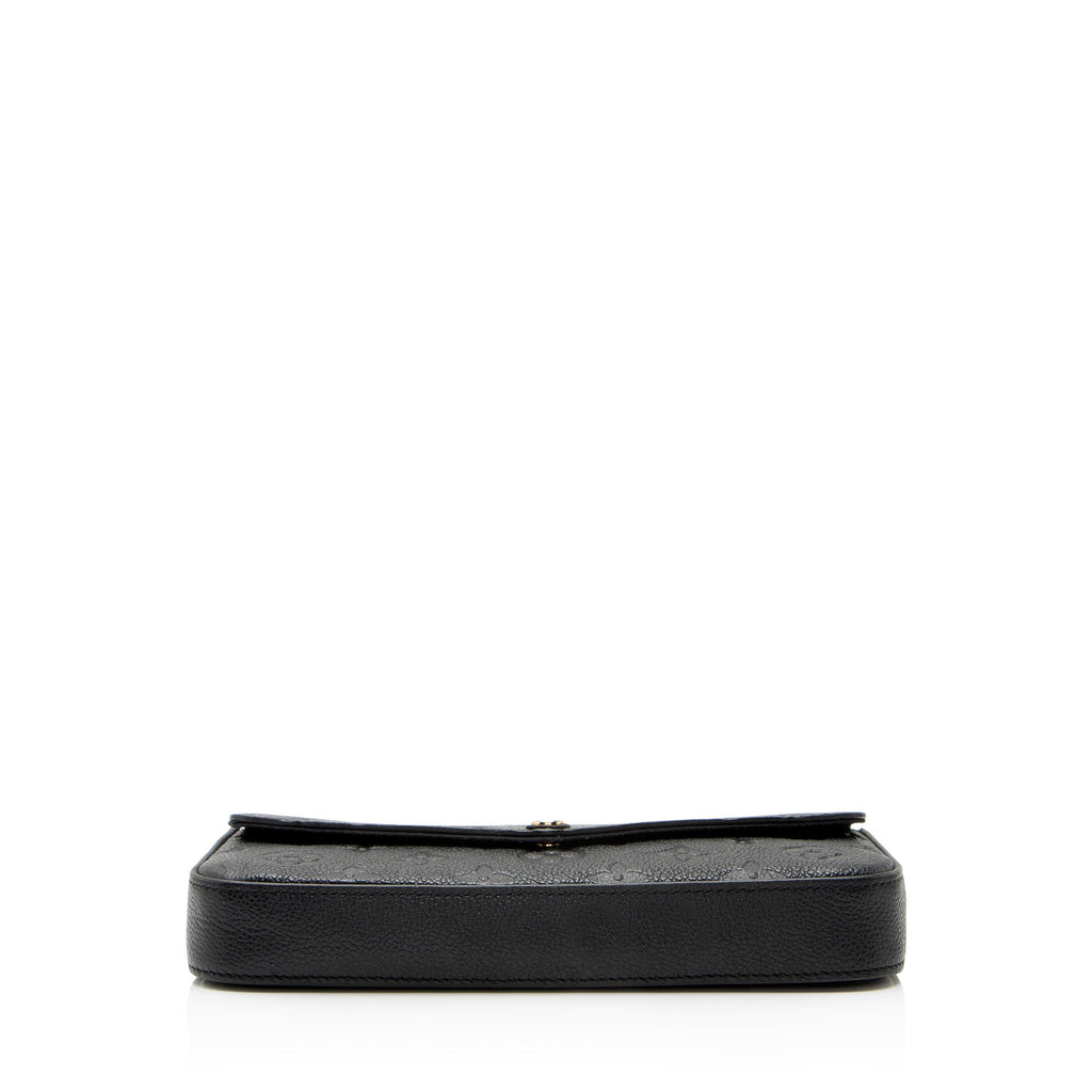 Louis Vuitton Monogram Empreinte Felicie Pochette - Black