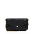 Louis Vuitton Monogram Empreinte Felicie Pochette - Black