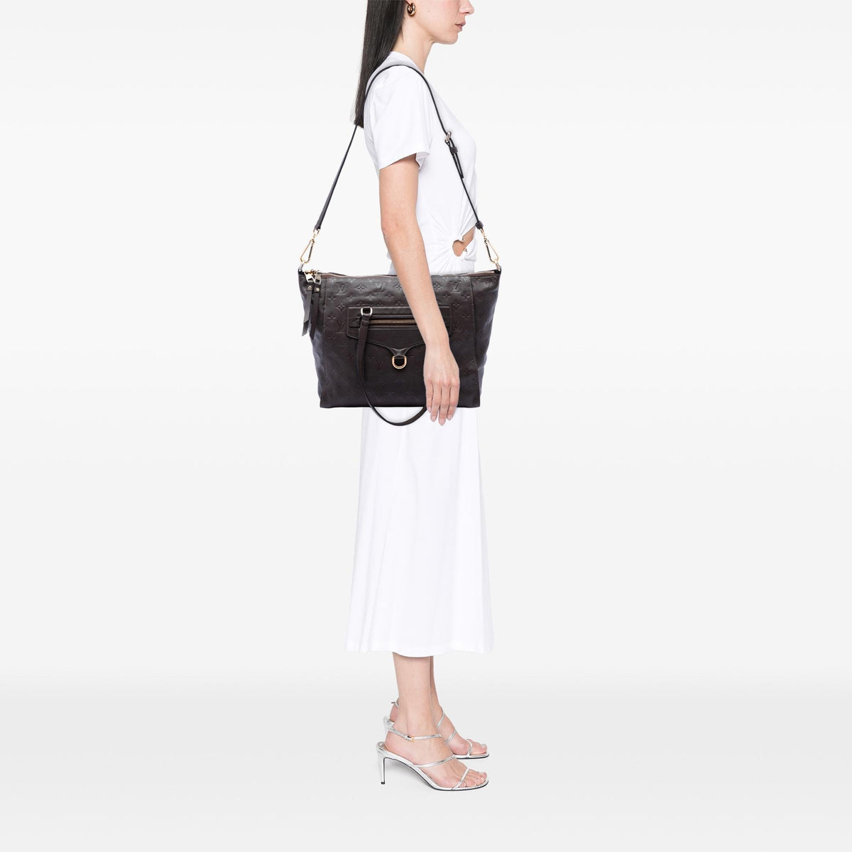Louis Vuitton Monogram Empreinte Lumineuse PM Tote Bag - Brown