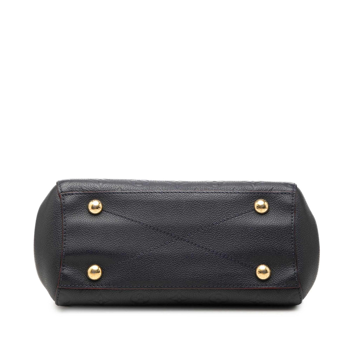 Louis Vuitton Monogram Empreinte Montaigne BB Satchel - Blue