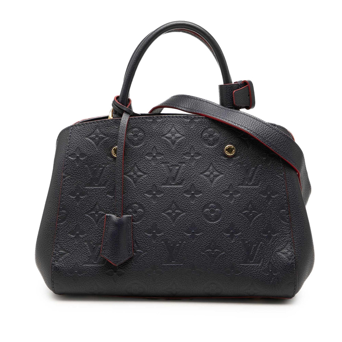 Louis Vuitton Monogram Empreinte Montaigne BB Satchel - Blue