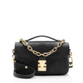 Louis Vuitton Monogram Empreinte Pochette Metis E/W Shoulder Bag - Black