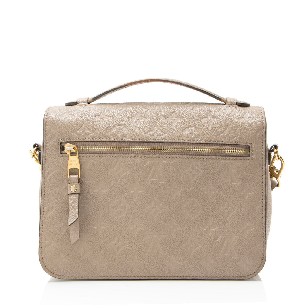 Louis Vuitton Monogram Empreinte Pochette Metis Shoulder Bag - Beige