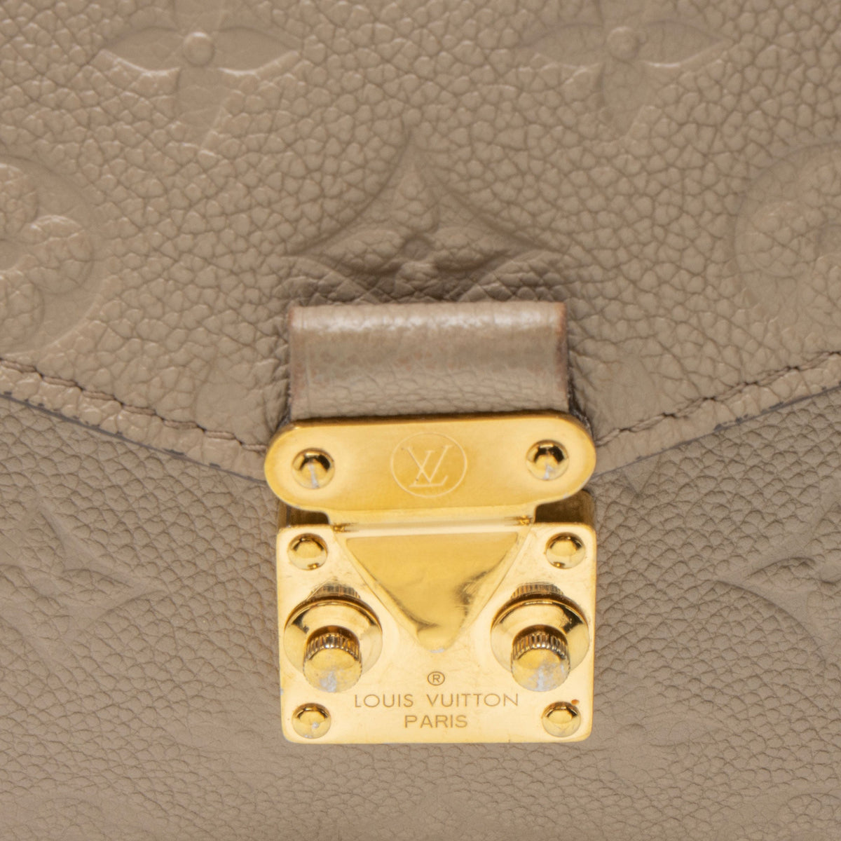 Louis Vuitton Monogram Empreinte Pochette Metis Shoulder Bag - Beige