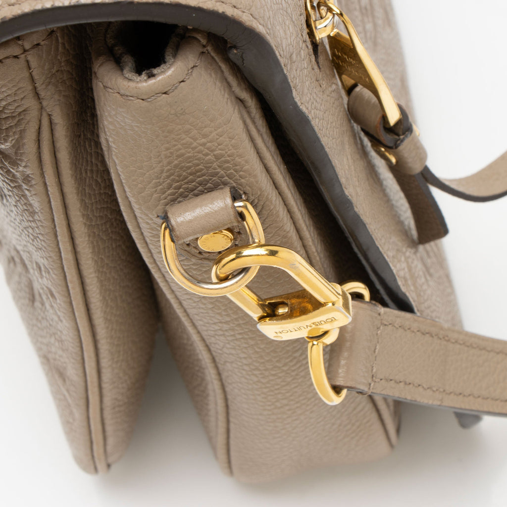 Louis Vuitton Monogram Empreinte Pochette Metis Shoulder Bag - Beige