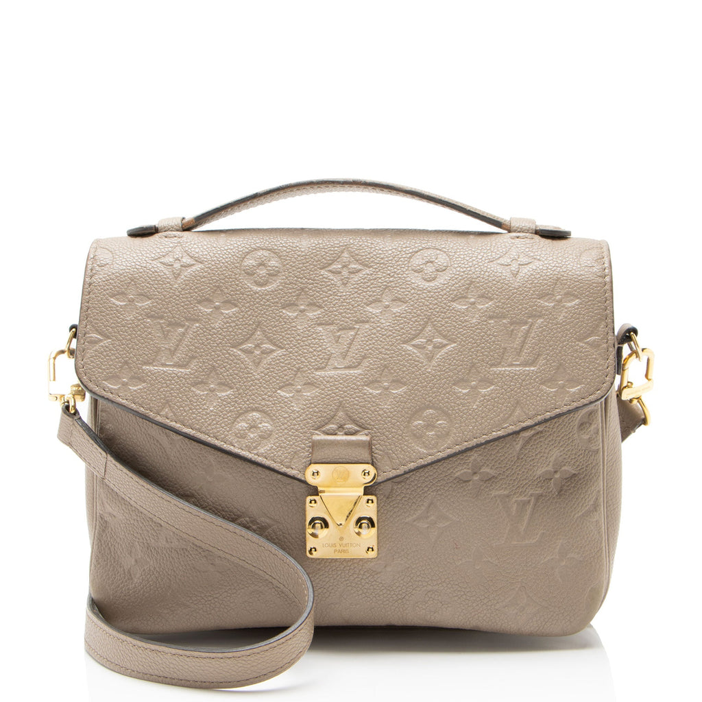 Louis Vuitton Monogram Empreinte Pochette Metis Shoulder Bag - Beige