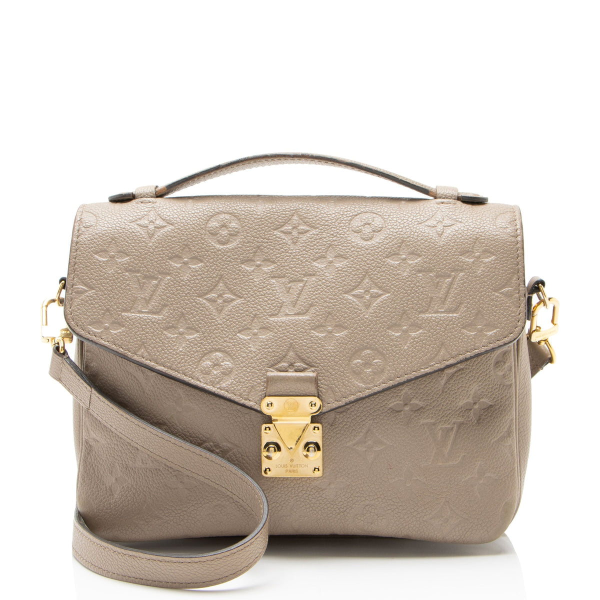Louis Vuitton Monogram Empreinte Pochette Metis Shoulder Bag - Beige