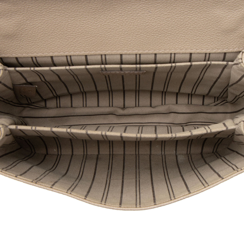 Louis Vuitton Monogram Empreinte Pochette Metis Shoulder Bag - Beige