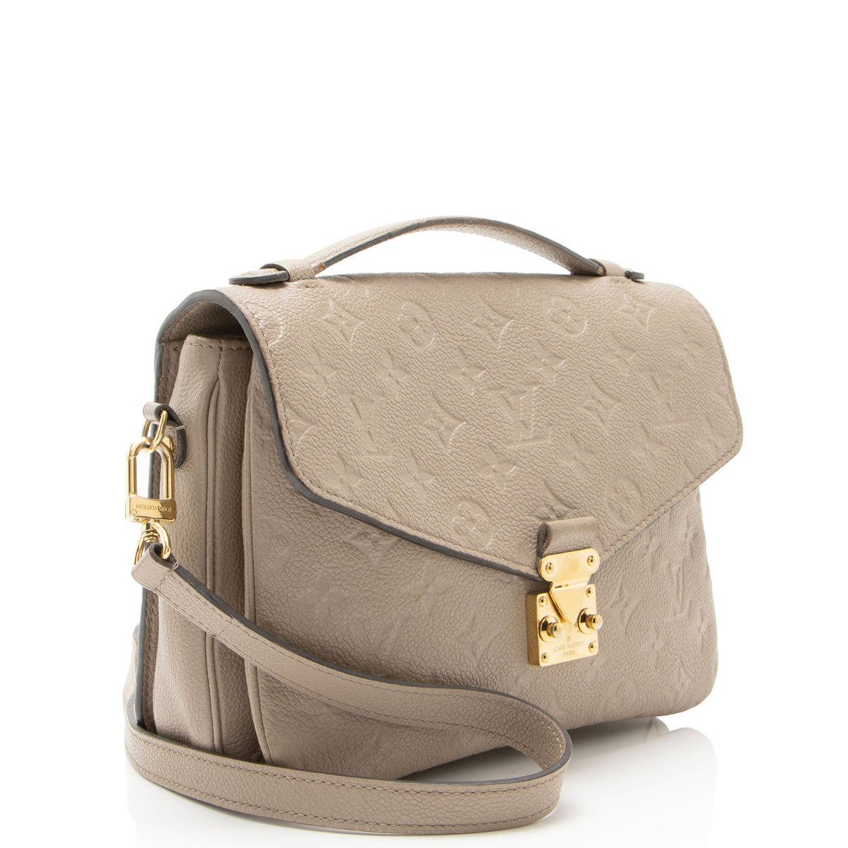 Louis Vuitton Monogram Empreinte Pochette Metis Shoulder Bag - Beige