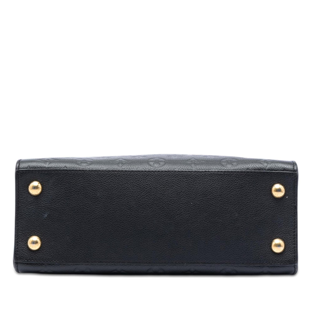 Louis Vuitton Monogram Empreinte Pont Neuf MM Satchel - Black