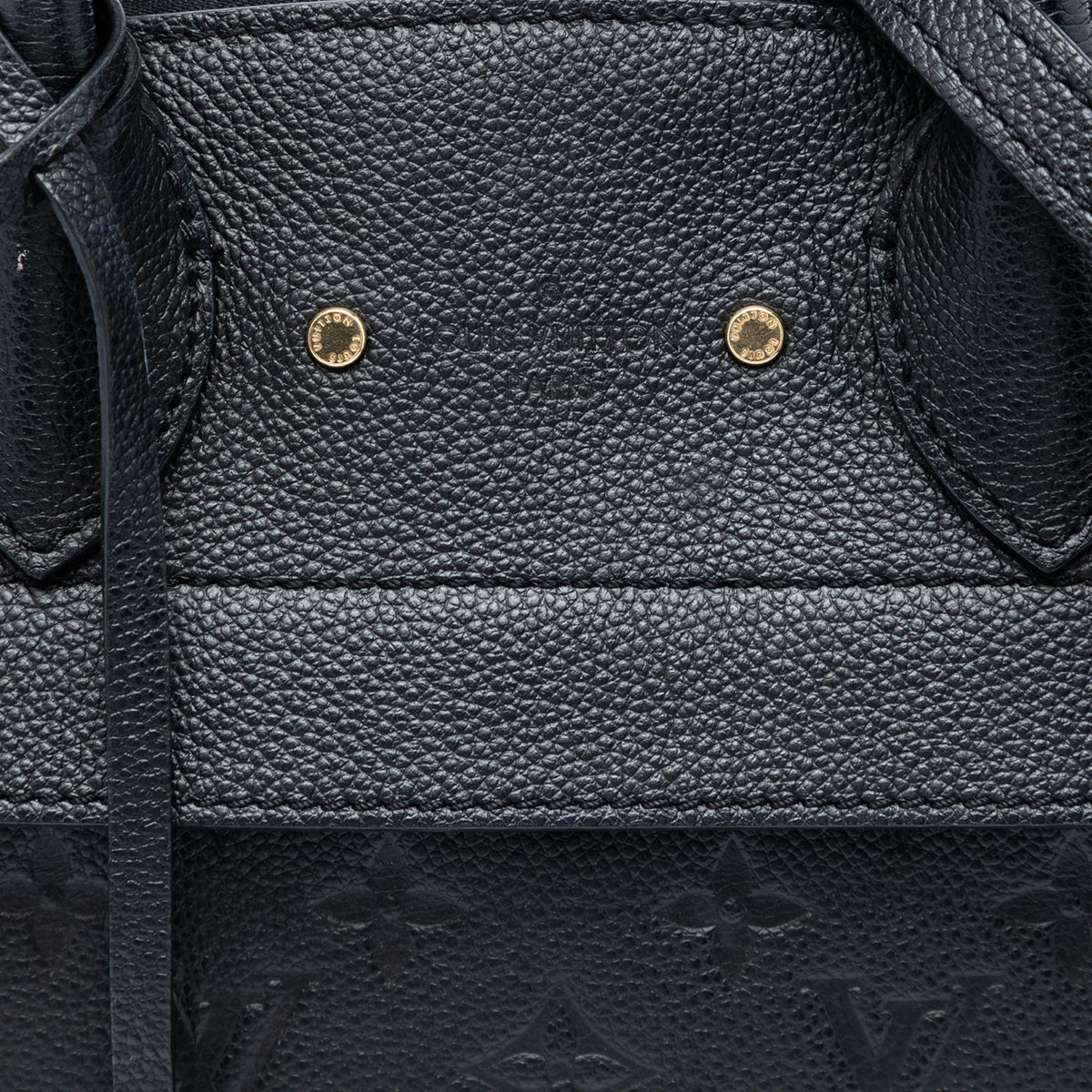 Louis Vuitton Monogram Empreinte Pont Neuf MM Satchel - Black