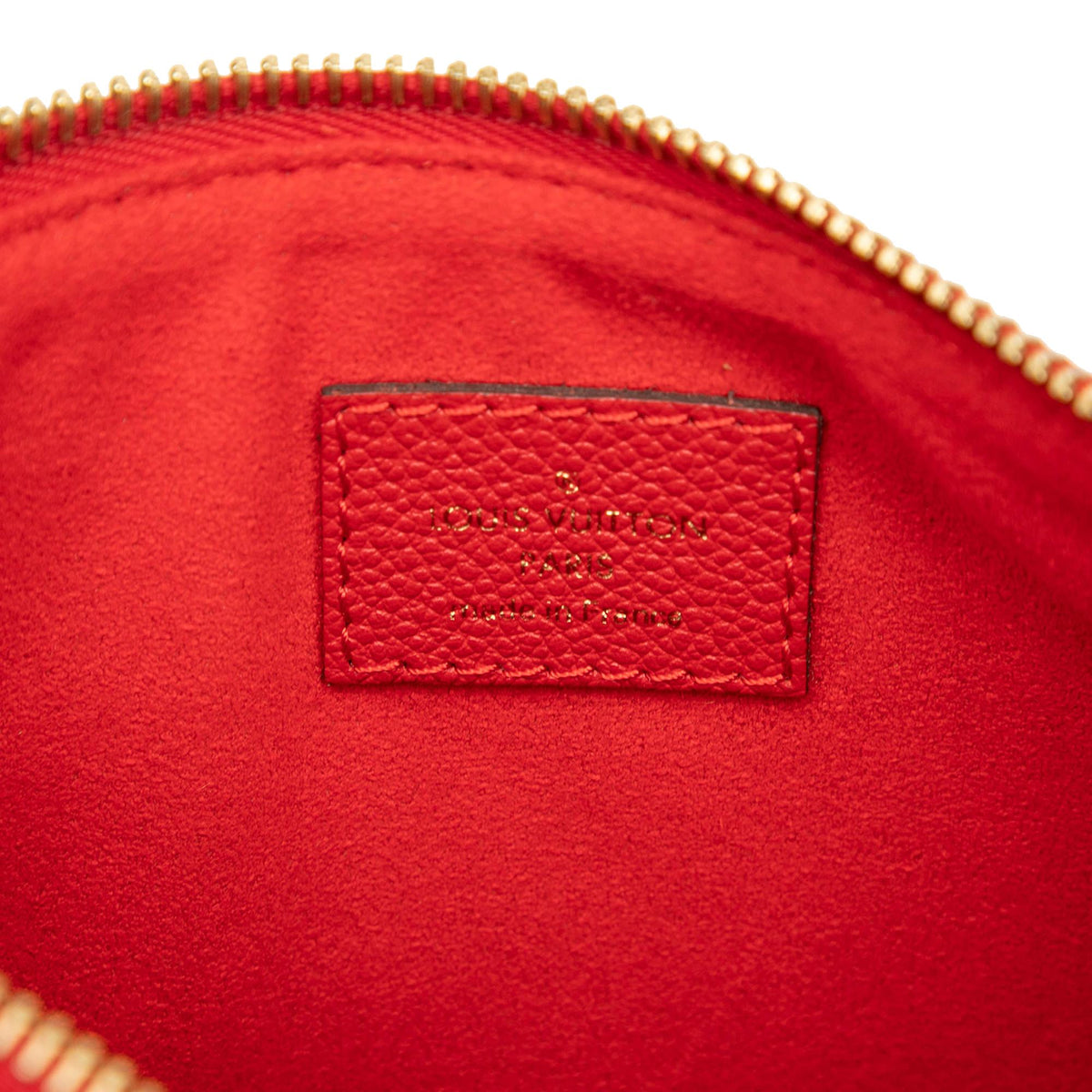 Louis Vuitton Monogram Empreinte Twice Crossbody Bag - Red