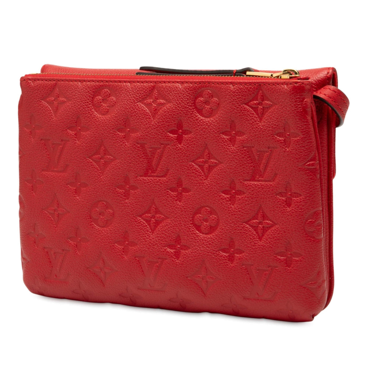 Louis Vuitton Monogram Empreinte Twice Crossbody Bag - Red